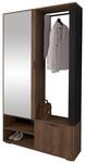 Mirjan24 Garderoben-Set Raldento mit Spiegel, Kleiderstange, Schuhschrank und