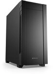 Sharkoon S25-V2 ATX PC-Geh&auml;use, USB-C, 2 PWM-L&uuml;fter, Schwarz | Viel Platz f&uuml;r