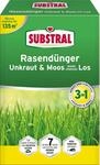 SUBSTRAL Rasend&uuml;nger: Starker Rasen ohne Unkraut & Moos, N&auml;hrstoffreich, f&uuml;r 130