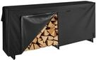 VEVOR Metall Kaminholzregal, 257x36x117 cm Brennholzregal, Kaminholzunterstand aus