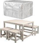 WONDERMAKE&reg; Design Kindersitzgruppe Outdoor Garten Holz mit Abdeckung,