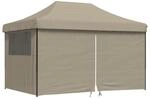 vidaXL Partyzelt, Gartenzelt Faltbar Pop-Up, Faltpavillon mit 4 Seitenteilen,