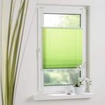 Liedeco&reg; Plissee verspannt mit Klemmtr&auml;ger / 45 x 150 cm Apple Green (gr&uuml;n)