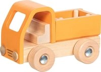 goki 55836 &ndash; Pritschenwagen, Schiebefahrzeug aus Holz mit Abnehmbarer...