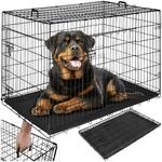 tectake&reg; Hundek&auml;fig, Hundegitter Box, Dog Kennel, Hundebox faltbar,...