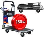 PROREGAL Profi-Plattformwagen Transportwagen Rhino 150kg klappbar mit...