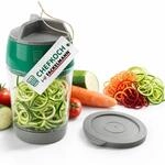 Chefkoch trifft Fackelmann Spiralschneider aus ABS & Edelstahl &ndash; 13 x &oslash;9 cm...