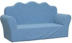 vidaXL Kindersofa 2-Sitzer, Sofa Abnehmbarer Bezug, Gepolstert Kindersessel