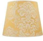 XL Lampenschirm Stoff in Gold f&uuml;r Wohnzimmer Stehleuchten B:38 cm E27 konisch