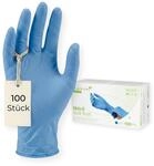 Medi-Inn+ Nitril blue plus Einmalhandschuhe, Gr. XL, 1 x 100 St&uuml;ck, blau,...