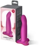 Fun Factory Limba Flex L | gro&szlig;er formbarer Dildo | mit Saugfu&szlig; | pink | flexibel &