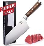 zayiko Hackmesser 19,00 cm Klinge I Scharfes K&uuml;chenmesser und Profi Kochmesser...