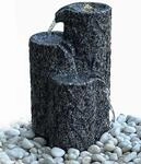 Dehner Gartenbrunnen Heidelberg, Outdoor-Brunnen mit warmwei&szlig;er LED...