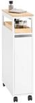 SoBuy Nischenschrank 20 cm mit Rollen &ndash; platzsparender Apothekerschrank...