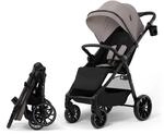 Kinderkraft GRANDE 2 &ndash; Kinderwagen | gro&szlig;e R&auml;der, CLICK&FOLD, Beige