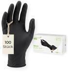 Medi-Inn+ Nitril black plus Einweghandschuhe Gr&ouml;&szlig;e L | 100 St&uuml;ck 