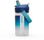 CAMELBAK Thrive Flip Straw Trinkflasche, Blue Haze, 400 ml