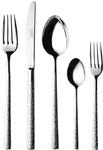 M&Auml;SER, Serie Ivy, Besteck-Set, Edelstahl Besteck-Set f&uuml;r 6 Personen, Silber
