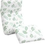 vidaXL Sonnenliege Klappbar Blattmuster 175x54x8,5 cm Oxford-Gewebe, Sonnenbett,