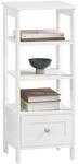 SoBuy Badezimmerschrank Freestanding Badezimmer Schrank mit 3 Regalen und...