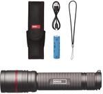 EMOS - aufladbare CREE-LED-Metall-Taschenlampe mit Fokus - Ultibright 80-3 Modi -