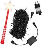 Bonetti Lichterkette mit 300 LED, 8 Leuchtmodi und Zauberstab Fernbedienung |...