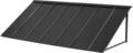 VEVOR Fenstermarkise 203x91x61 cm, T&uuml;rvordach, stabile Au&szlig;enmarkisen mit