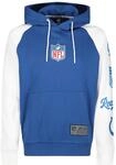 Recovered - Hooded Sweatshirt - Raglan Two Colour - NFL Colts for The Shoe Blue