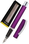 Online F&uuml;ller Vision Purple I Eleganter F&uuml;llfederhalter mit Iridium-Feder medium I