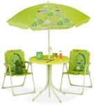 Relaxdays Camping Kindersitzgruppe, Monster Motiv, Kindersitzgarnitur mit...