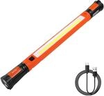 VEVOR Werkstattlampe 1250 lm, Arbeitsleuchte 6000 mAh, wiederaufladbares magnetisches