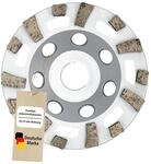 TECTOOL Diamantschleifteller &Oslash; 180 mm f&uuml;r Farbe & Kleberreste | 5 mm...