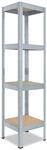 shelfplaza Pro 200x60x60 cm Schwerlastregal in verzinkt mit 4 B&ouml;den und 200 kg