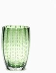 Zafferano Perle Glasbecher - Handgemachtes Buntglas, cl 32 h 109mm d 71mm - Set...
