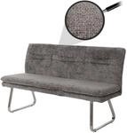 Mendler Sitzbank HWC-H70, Esszimmerbank Bank Polsterbank, Lehne Stoff/Textil...
