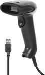 MANHATTAN 2D LED Barcodescanner 320mm 1,4m USB-Kabel schwarz