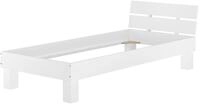 Erst-Holz&reg;Einzelbett Buche massiv 90x200 Bett Singlebett Holzbett Bettrahmen