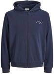 JACK & JONES Jjcollege Logo Sweat Zip Hood Jnr