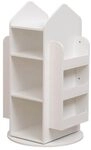 Home Deluxe - Kinderregal Juna - ca. 60 x 60 x 105,3 cm, Farbe: Wei&szlig;, 360&deg;...