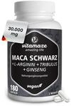Vitamaze Maca Kapseln mit L-Arginin, Tribulus Terrestris, Ginseng, Zink &...