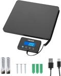 VEVOR Digitale Paketwaage, 10/100g, doppelte Genauigkeit, 200 kg Plattformwaage mit