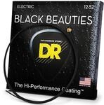 DR Extra-Life Black Beauties &middot; Saiten E-Gitarre