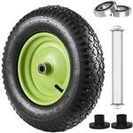 TRUTZHOLM Schubkarrenrad Luftbereifung 40cm / 15,6" 4.80/4.00-8 mit Achse