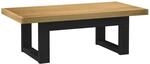 vidaXL Couchtisch NOAIN U-f&ouml;rmige Beine 120x60x40 cm Massivholz Kiefer,