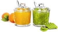 Sendez 2-tlg Marmeladendosen Set aus Glas 200 ml mit Deckel und...