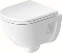 Duravit D-Code Wand-WC Compact, Tiefsp&uuml;ler, rimless, 370x480x360mm, Wei&szlig;...