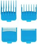Gamma+ Kit 4 Blue Double Magnetic Guards For Gamma+ Clippers