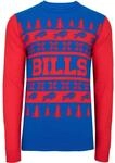 FOCO NFL Ugly Sweater Xmas Strick Pullover Buffalo Bills - S