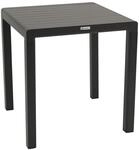 DEGAMO Bistrotisch Paris 70x70cm quadratisch, Alumium anthrazitfarben,...
