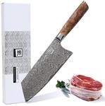 zayiko Kinone Premium Blockmesser Kiritsuke mit 20 cm Klinge gefertigt aus 67...
